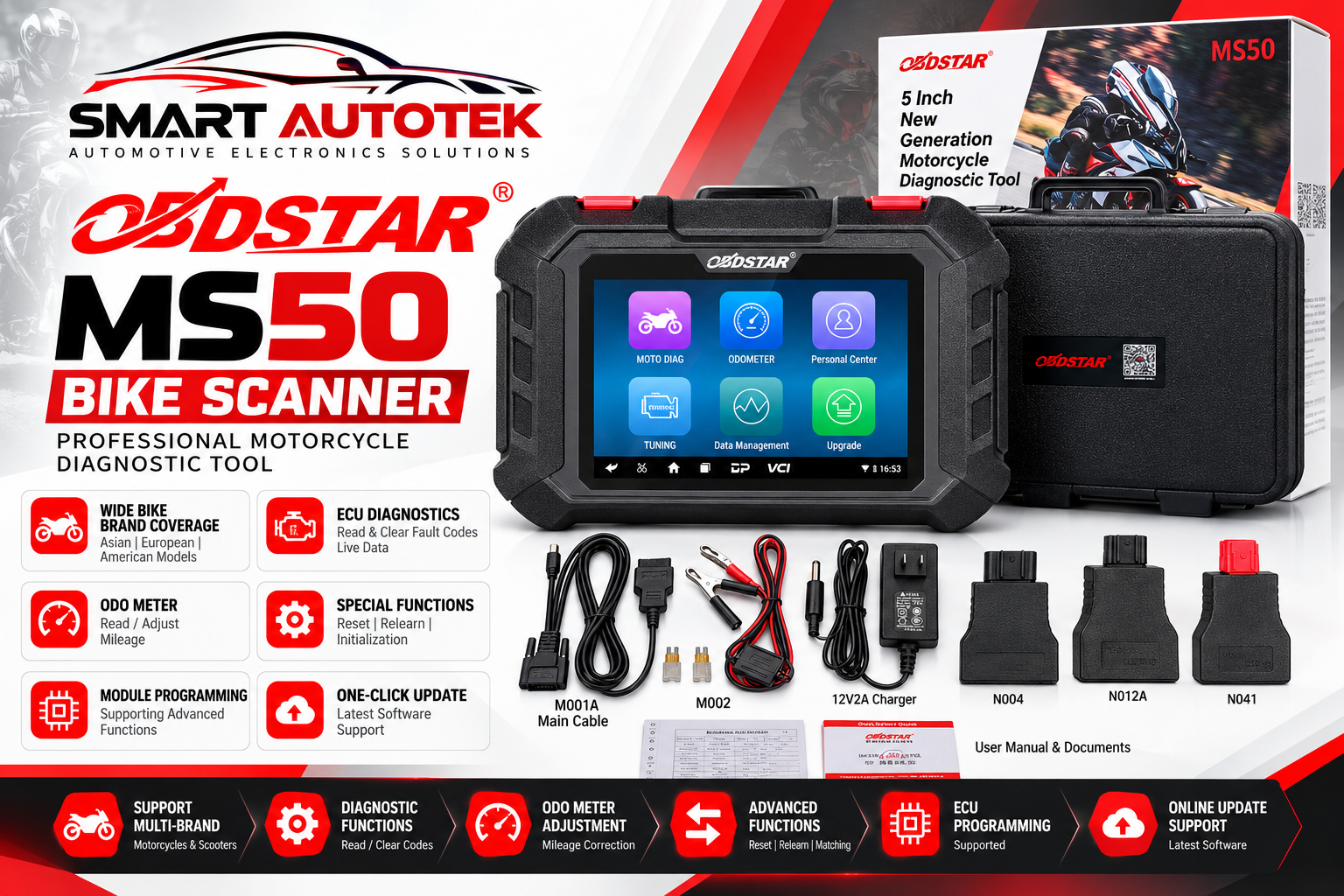 OBDSTAR Ms50 Bike Scannner product image